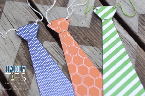 Printable Daddy Ties. 3 colors..perfect for Father's day!