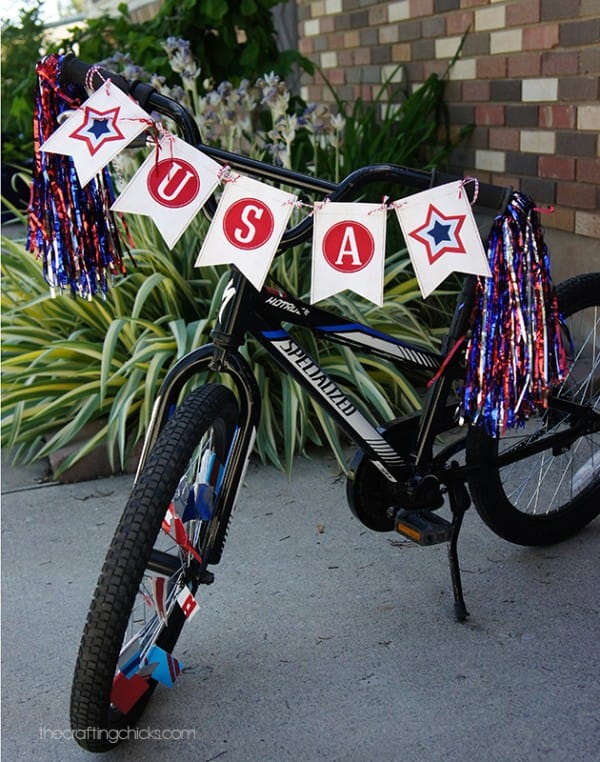 patriotic bike