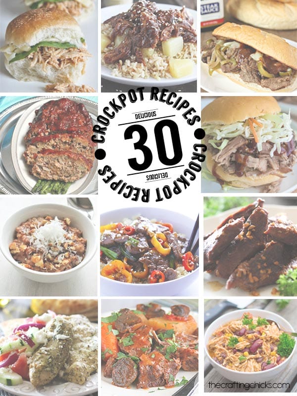30 Delicious Crockpot Recipes