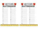 Back To School Scattergories Free Printable - The Crafting Chicks