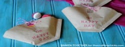 Quick & Easy Coffee Filter Party Favors
