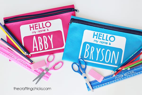 Personalized Pencil Bags for Back to School