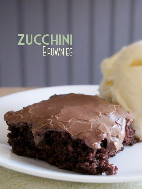Zucchini Brownies are the best way to eat zucchini!
