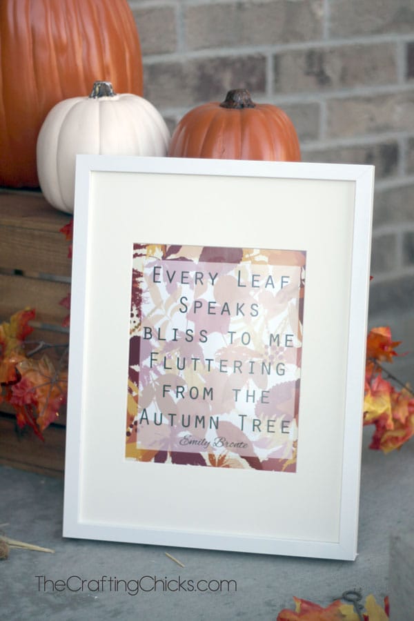 Every Leaf Fall Printable