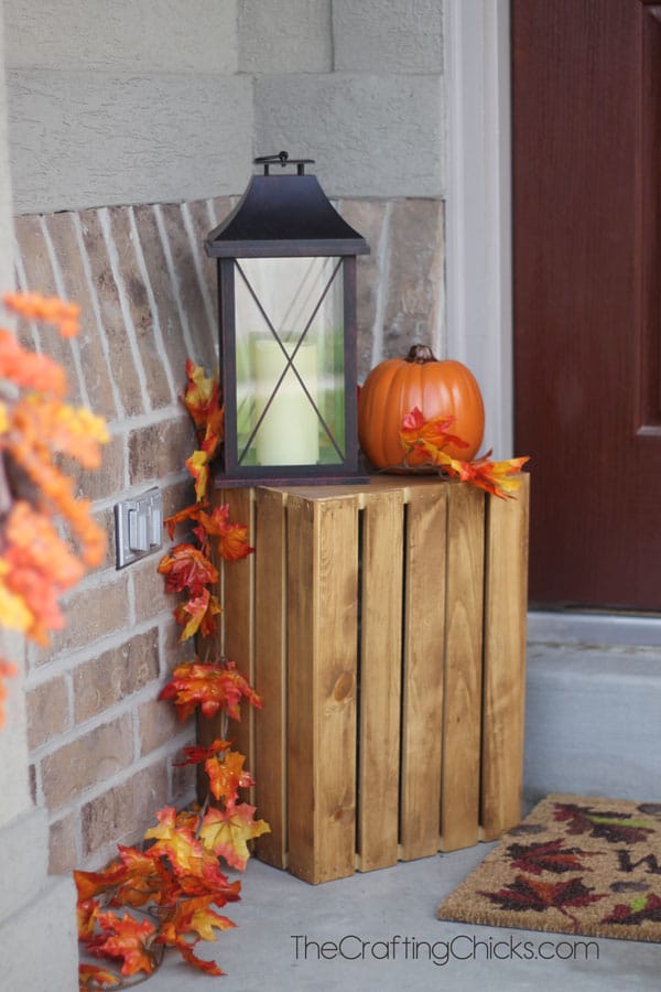 Lantern for a fall porch