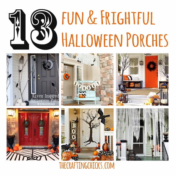 13 Fun & Frightful Halloween Porches