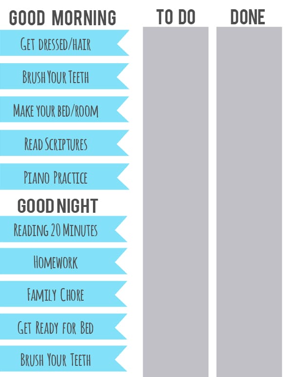 Morning Motivation Solution. Use these awesome chore charts to get your kids motivated in the morning. | Chore Charts | Job Charts | Boy Chore Chart