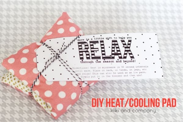 DIY Heating and Cooling Pad::Bloggers Best 12 Days of Christmas