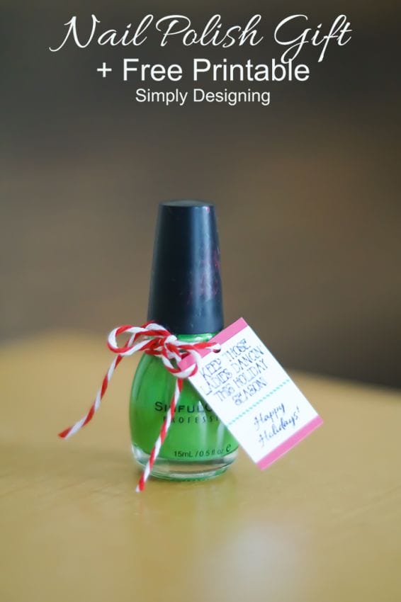 Ladies Dancing Fingernail Polish Gift Idea::Bloggers Best 12 Days of Christmas