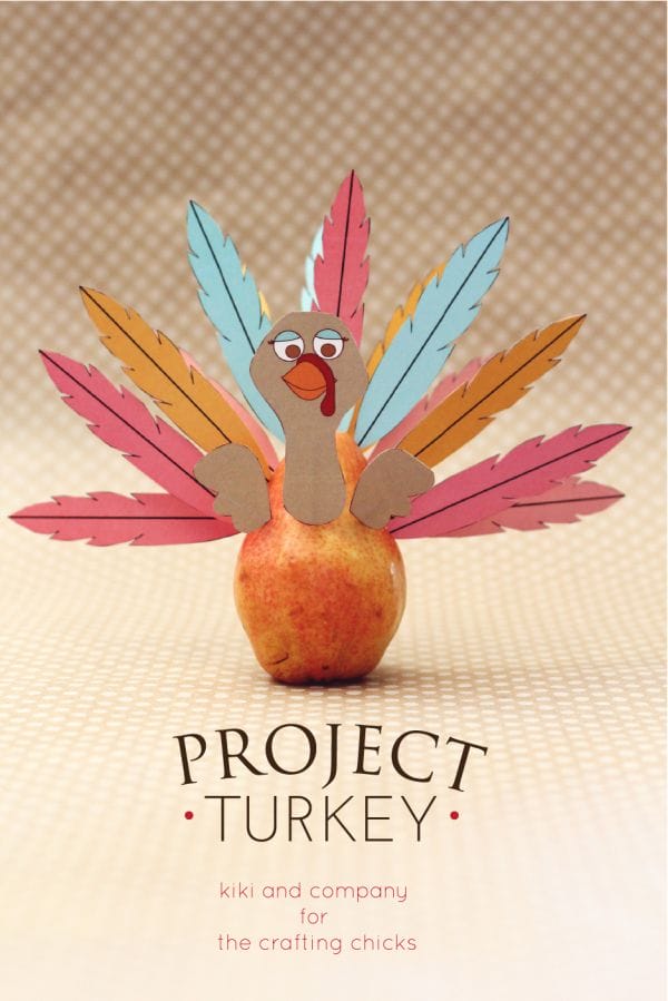 Project Turkey at the crafting chicks. perfect for thanksgiving. #thanksgiving