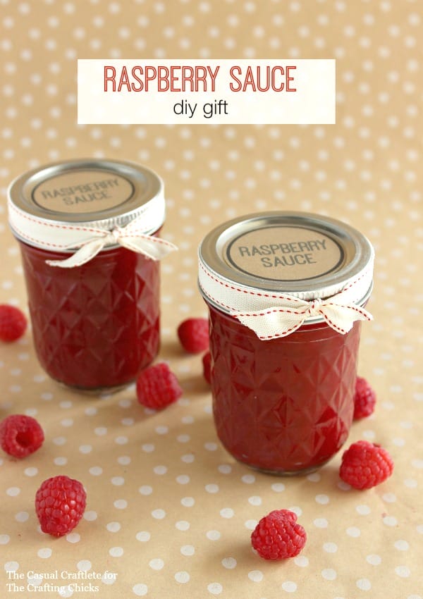 Raspberry Sauce  DIY Gift