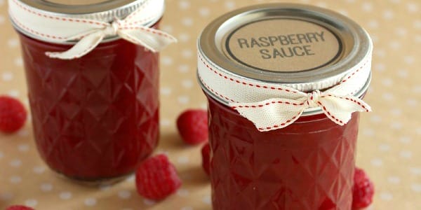 Raspberry Sauce DIY Gift