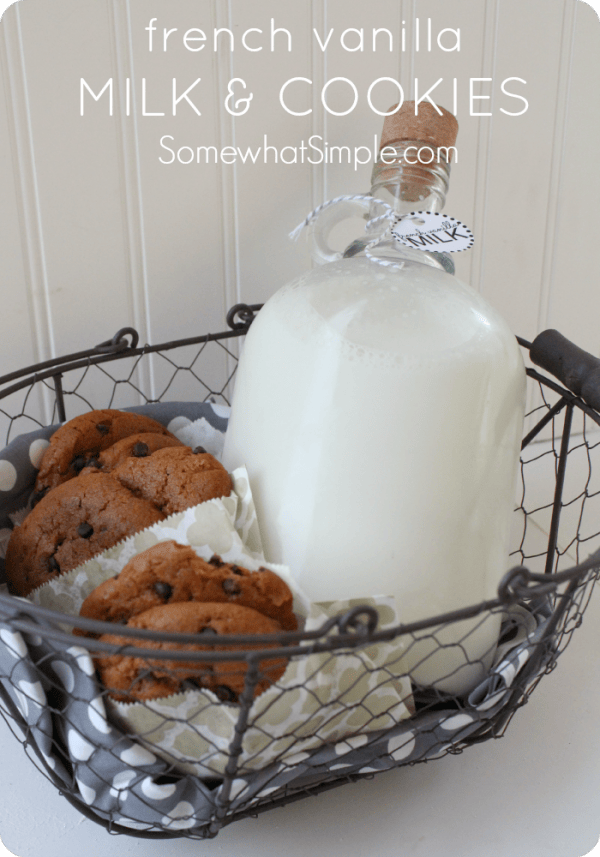 French Vanilla Milk & Cookies Gift::Bloggers Best 12 Days of Christmas