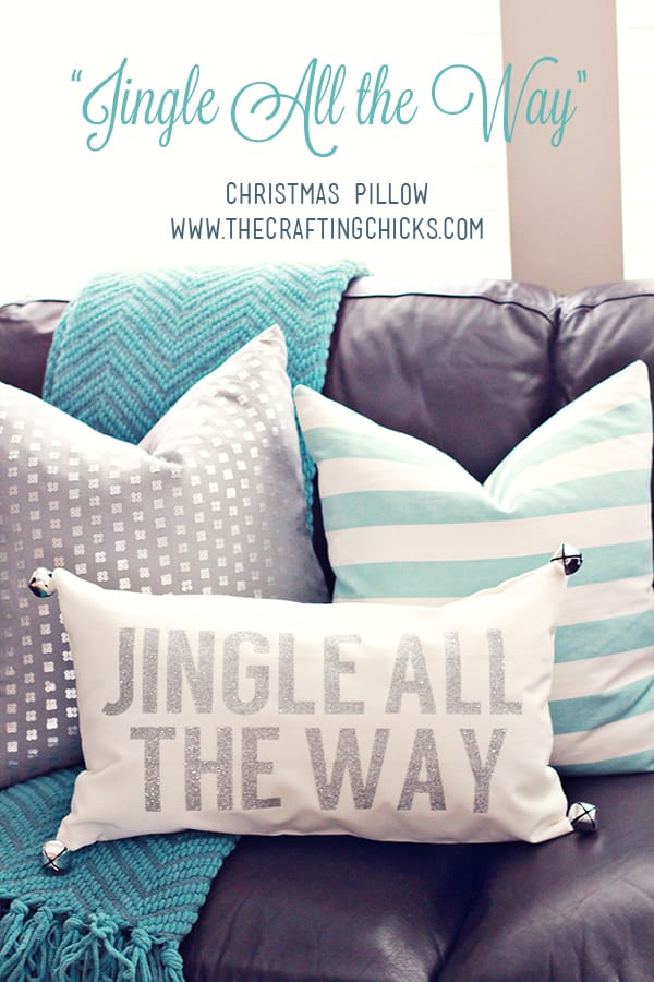 DIY Christmas Pillow | Jingle All the Way | Christmas Decor | Crafts