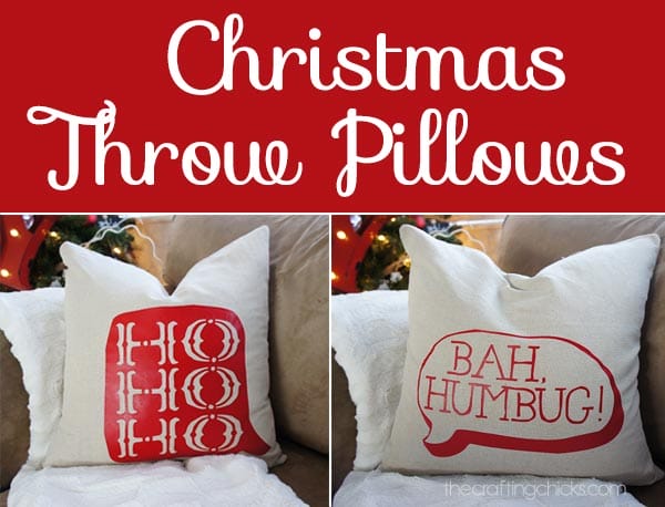 DIY Christmas Pillows
