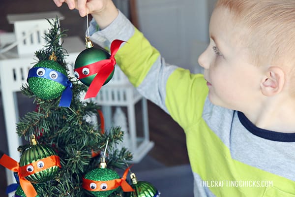DIY Ninja Turtle Ornaments | Kids Craft | Christmas Gift Idea