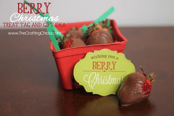 Wishing You A Berry Christmas Gift Tag
