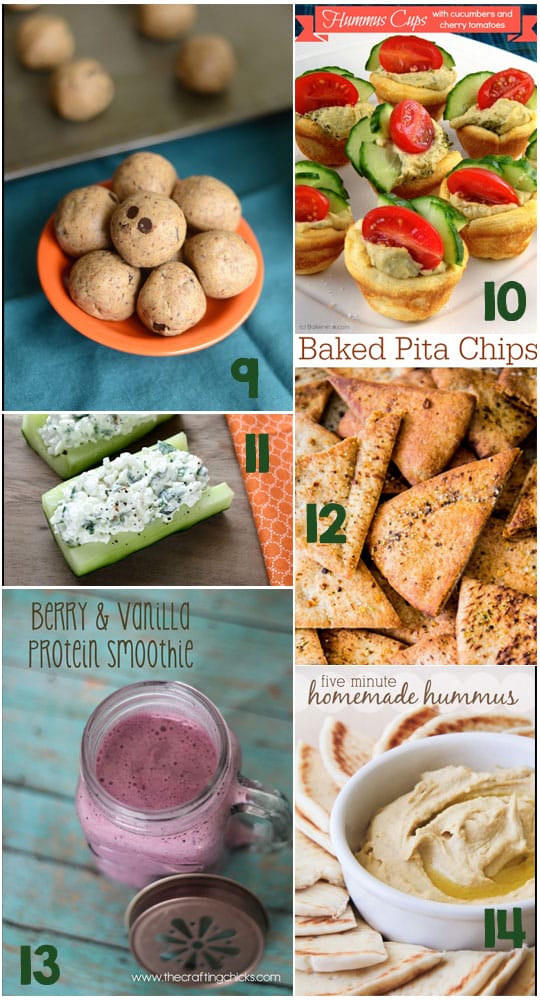 20 Healthy Snacks to Keep You Moving! - Oh I love these recipes!