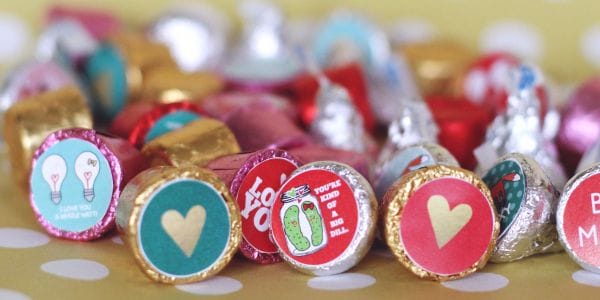 Bite Size Valentines with free printable