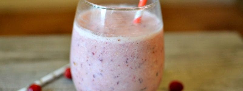Cranberry Orange Smoothie: A great energy booster and source of vitamin C