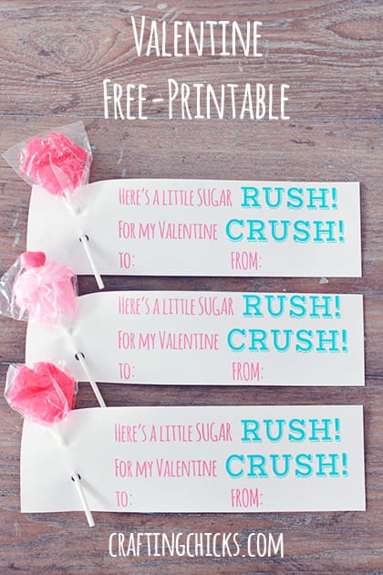21 Free Printables Valentines on The Crafting Chicks - Oh my kids are going to love these!  And I love how easy they are!
