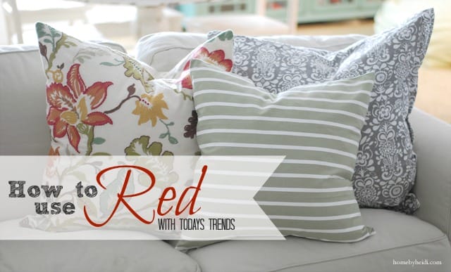 Decorating With Red