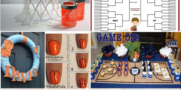 16 Sweet Ideas for March Madness - This has everything I need for a great basketball party!