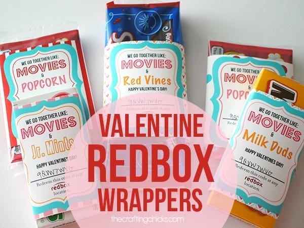 Valentine Redbox Wrappers