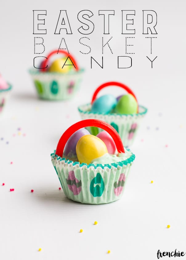 homemade Easter chocolate baskets