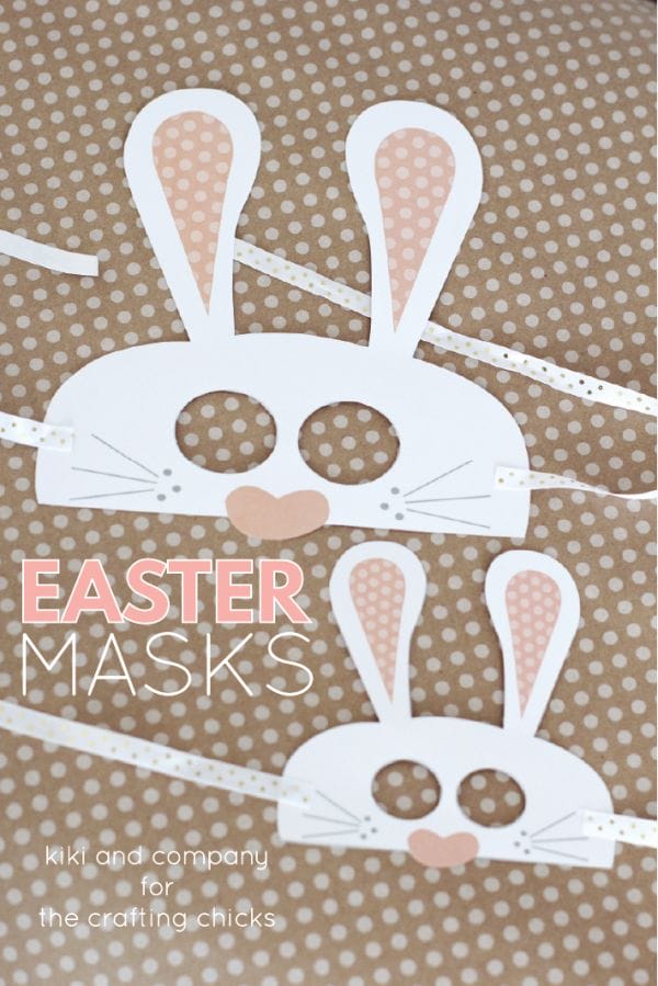 Free Easter Masks at thecraftingchicks.com CUTE!