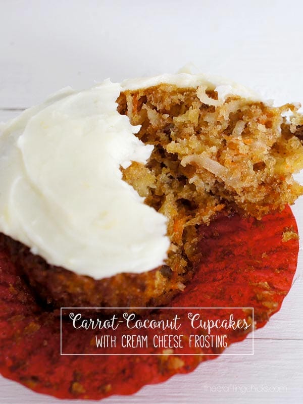 Coconut Carrot Cupcake