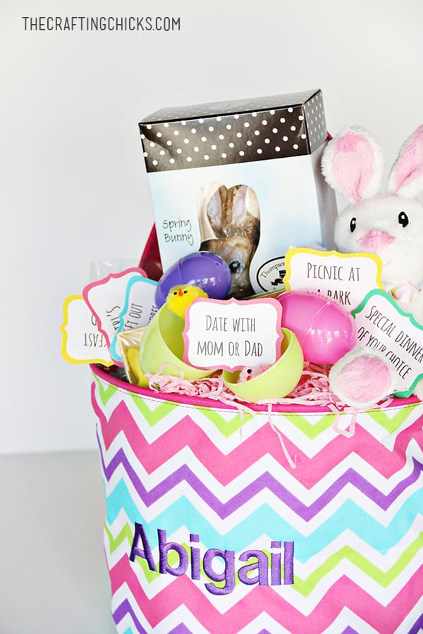 sm personalized easter basket