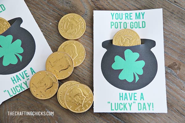 Pot of Gold “Lucky” Coin Printable