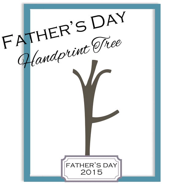 Father’s Day Handprint Tree 2015