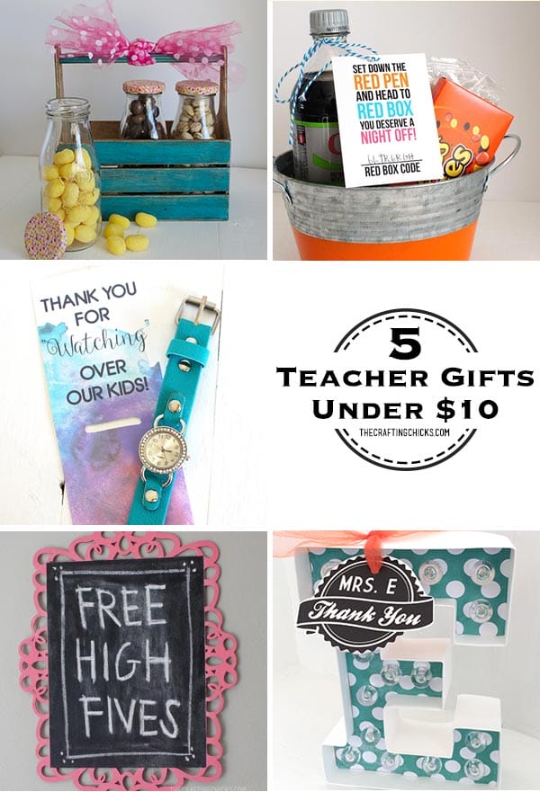 5 Teacher Gifts Under $10 - The Crafting Chicks