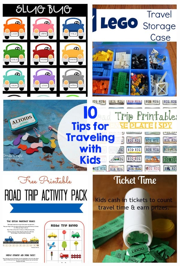 10 tips for traveling with kids - printables, games, activities - this has it all!