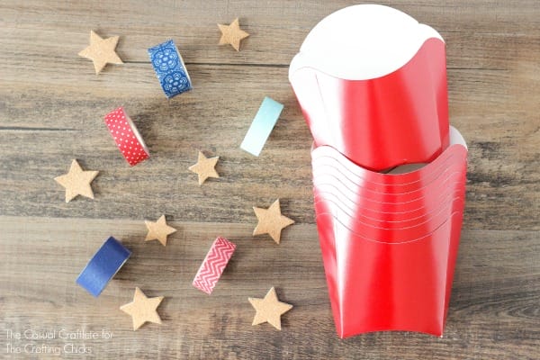 Fun red, white and blue party favor ideas