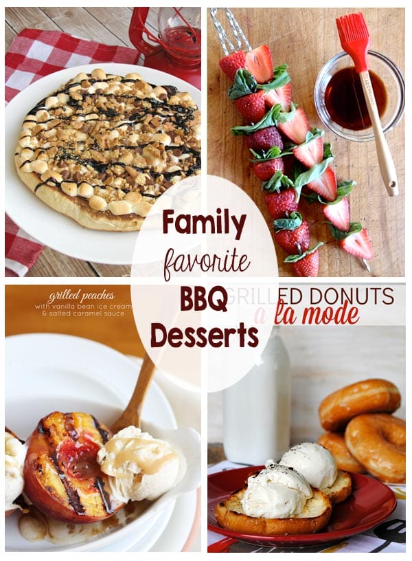 15+ family favorite BBQ recipes - Burgers, steaks, sides, desserts... Love these recipes for the grill!