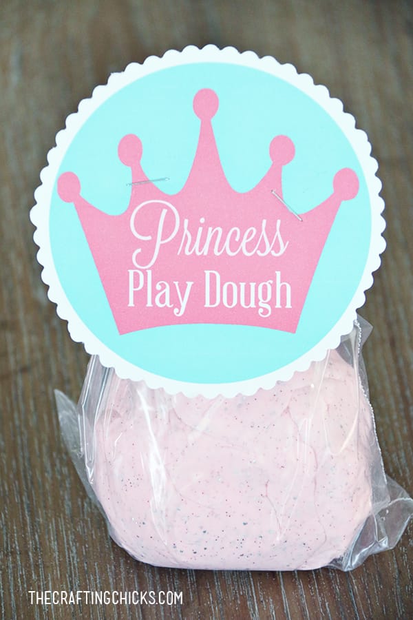 Princess Play Dough 4 Ingredients *Free Printable Tag