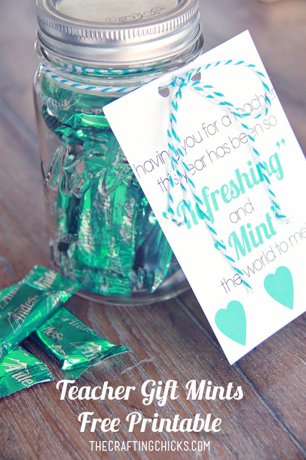 Mints Teacher Gift with *Free Printable