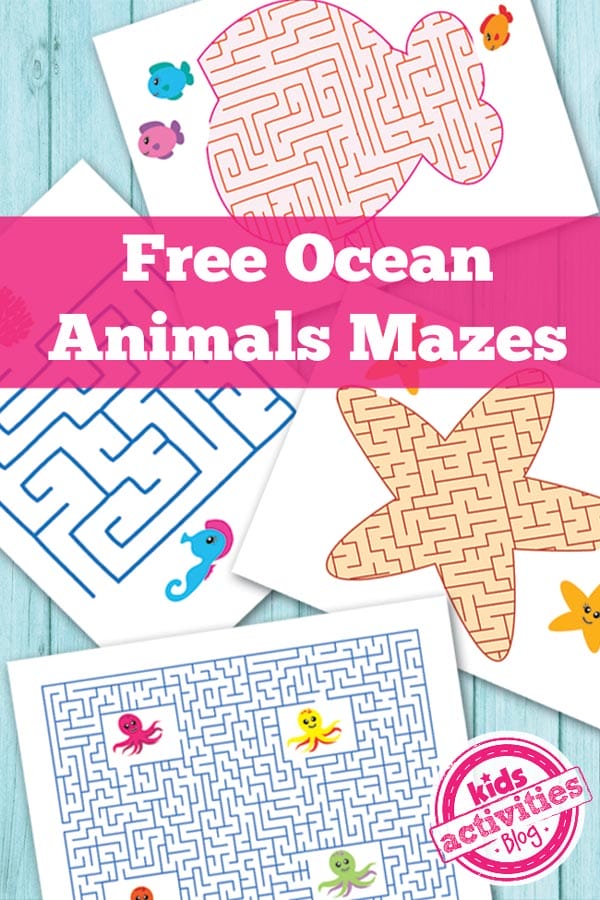 Under the Sea Themed Kids Activities - Printables, games, and more! Perfect for summer fun!