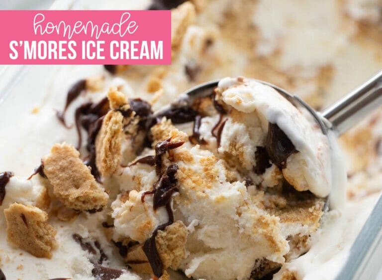 Homemade S’mores Ice Cream
