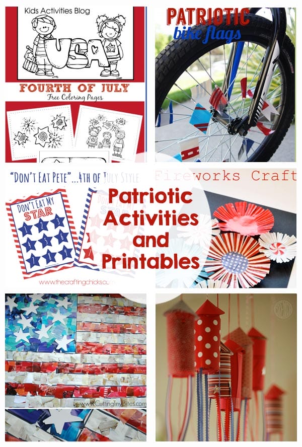 Patriotic Kids Activities and Printables