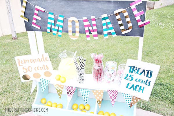 DIY Fancy Lemonade Stand | Summer | Kids Activity