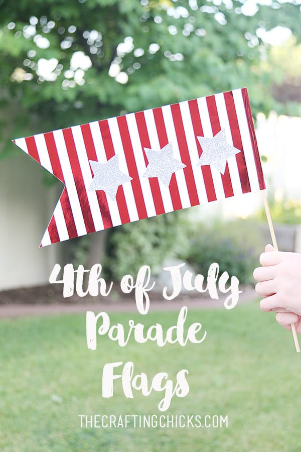 DIY 4th of July Parade Flags