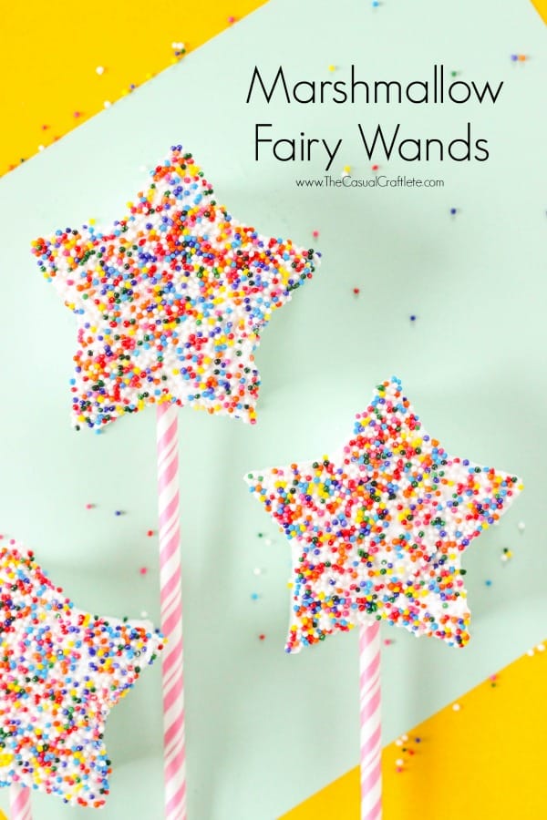 Marshmallow Fairy Wands - a fun cooking the the kitchen activity