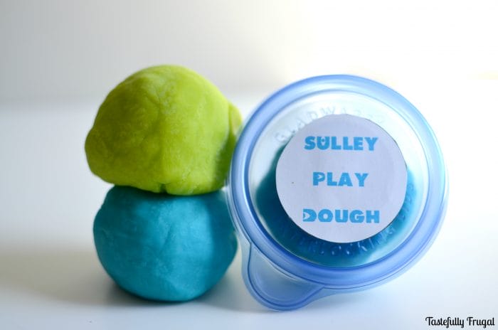Monsters Inc Play Dough Tastefully Frugal for The Crafting Chicks