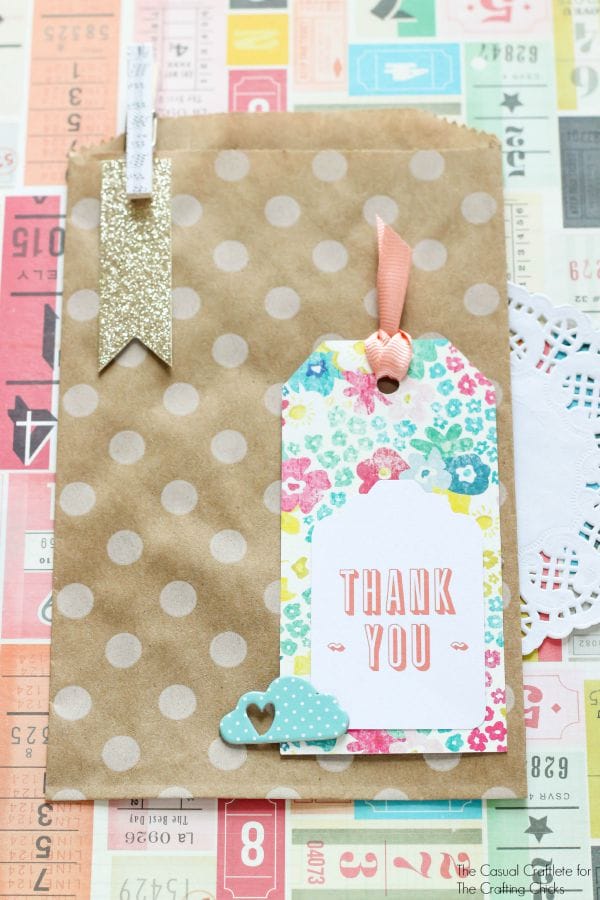 Thank You Tags - Free Printables by TheCasualCraftlete.com for TheCraftingChicks.com
