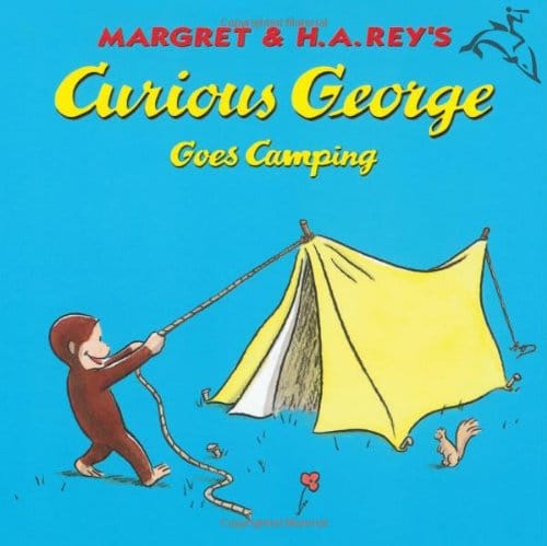 camping curious george