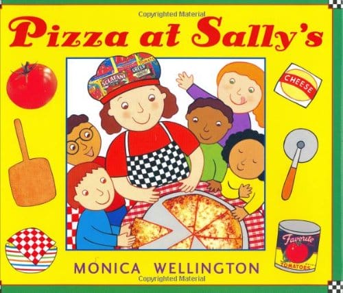 cooking pizza at Sally's